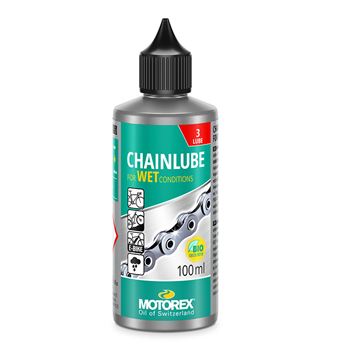 Picture of MOTOREX CHAINLUBE WET CONDITIONS 100ML